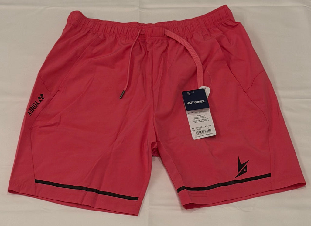 【日本未発売】YONEX リンダンモデル バドミントン ハーフパンツ ピンク/ブラック（15031LDCR）