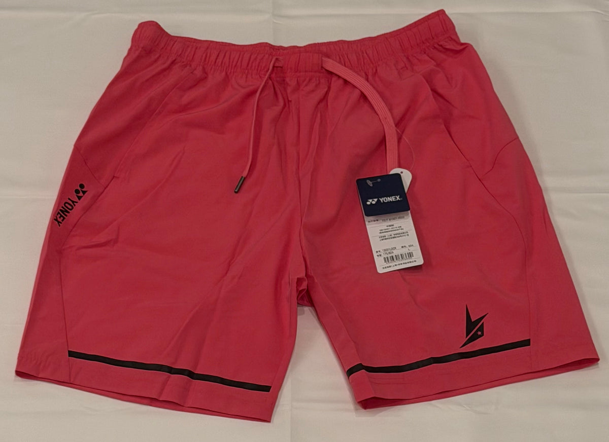 【日本未発売】YONEX リンダンモデル バドミントン ハーフパンツ ピンク/ブラック（15031LDCR）