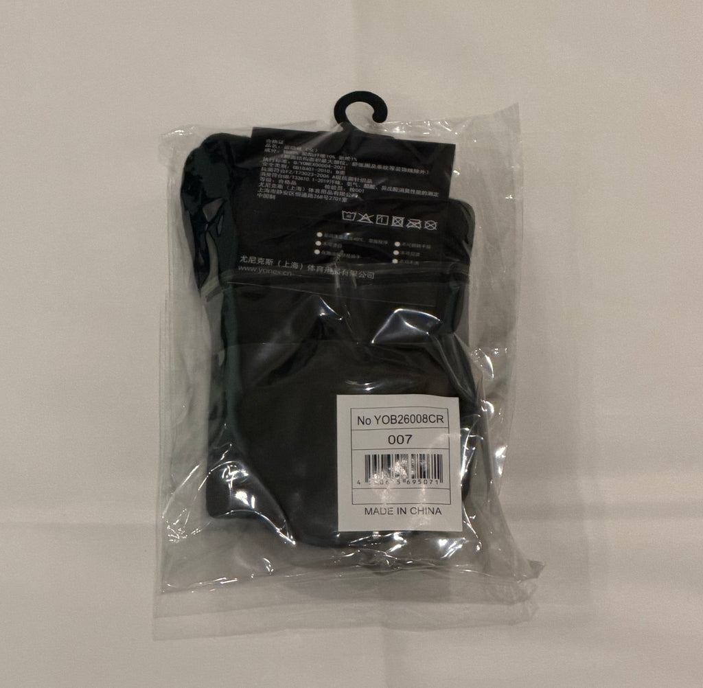 YONEX 四川限定 パンダ刺繍ソックスブラック/ホワイト YOB26007